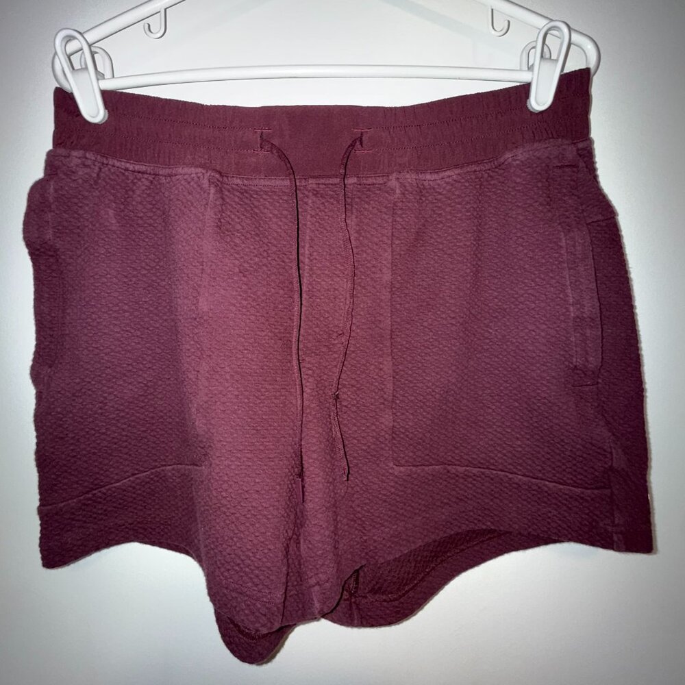 At Ease 5"/Textured Double-Knit Cotton Short